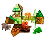 Jeu de construction magnétique la jungle 25 pièces