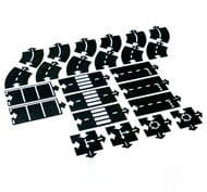 Carretera de coches flexible forma puzzle set de 24 piezas