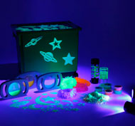 Maxi kit los efectos luz UV conjunto de 58 piezas