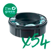 SANGENIC 54 recharges pour conteneur à couches Twist and Click Lot de 54 unités