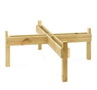 Support en bois pour plateau monde actif -Hauteur 40cm
