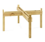 Support en bois pour plateau monde actif -Hauteur 55cm