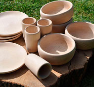 Set de petit-déjeuner en bois grandeur nature Lot de 12 pièces