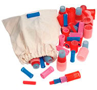 Ensemble de rouleaux de collection tailles et couleurs pièces uniques Lot de 78 pièces