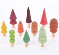 Ensemble d’arbres forestiers saisons Lot de 10 pièces