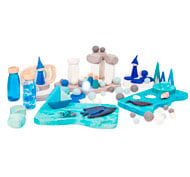 Décor arctique Éléments naturels Mini mondes set de 20