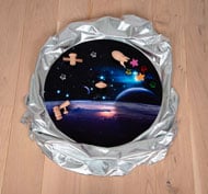 Tapis d’aventure spatial semi-translucide L'unité