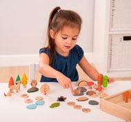 Ensemble de figurines de forêt Set de 35 pièces
