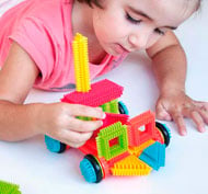Peggy Bricks Jeu de construction Set de 100 pièces