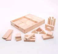 Construction de blocs de bois géants Lot de 54 pièces