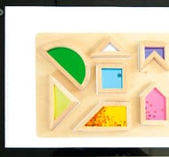 Couleurs et sons de puzzle de dentelle translucide L'unité