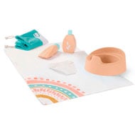 Set d’hygiène en bois pour poupées L'unité