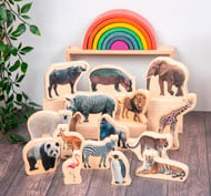Animaux sauvages en bloc set de 15