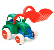 Tracteur avec pelle couleurs L'unité