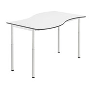 Table Menorca rectangulaire ONDA 120 x 80 réglable de T2 à T6
