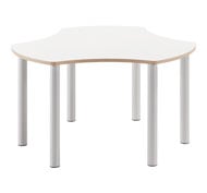 Table Atlas fixe Hexagonale Tri diamètre 120 cm T1