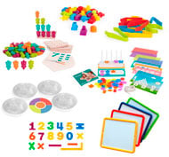 Ensemble d’initiation aux mathématiques manipulatives 3-4 ans L'ensemble