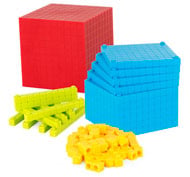 Activités mathématiques de base 10 Set de 121 pièces