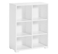 Armoire basse avec white2 pieds de hauteur. 102 cm et 6 compartiments