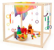 Kit de matériel Waldorf Play Space Cube Le kit