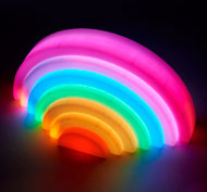 Arcoíris luminoso sensorial