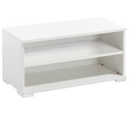 Meuble white2 + 4 pieds avec 1 étagère