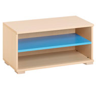 Petit meuble combiné avec pieds et 1 étagère