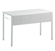 Table d’enseignant 120 x 60 avec un tiroir verrouillable. À propos de la mélamine