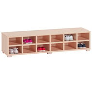 Banc à chaussures 12 carrés horizontaux