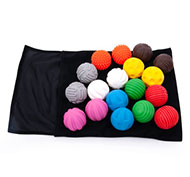 Boules sensorielles tactiles lot de 18