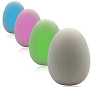 Lot de 4 petits œufs lumineux