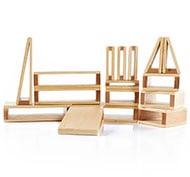 Grands blocs de construction creux Lot de 16