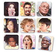 Lot de 10 puzzles les émotions