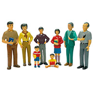 La famille asiatique lot de 8