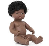 Poupée africaine garçon de 38 cm de haut