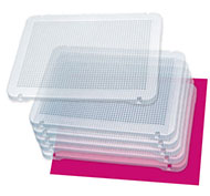 Grilles transparentes lot de 6