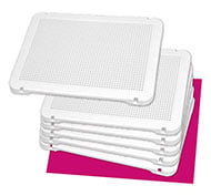 Grilles opaques - lot de 6 unités