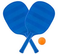 Paire de raquettes solides