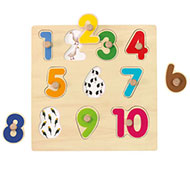 Jeu d'encastrement numéros