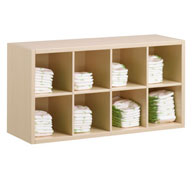Meuble pour couches 8 casiers