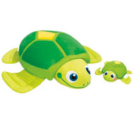 Cojines animales gigantes lulu la tortuga y su bebé el conjunto