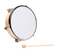 Tambour en cuir synthétique 20 cm