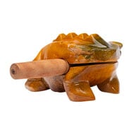 Petite guiro grenouille 6 cm (avec le bâton)