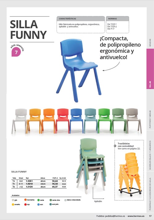 Mobiliario aulas de formación