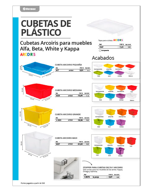 Cubetas Escolares