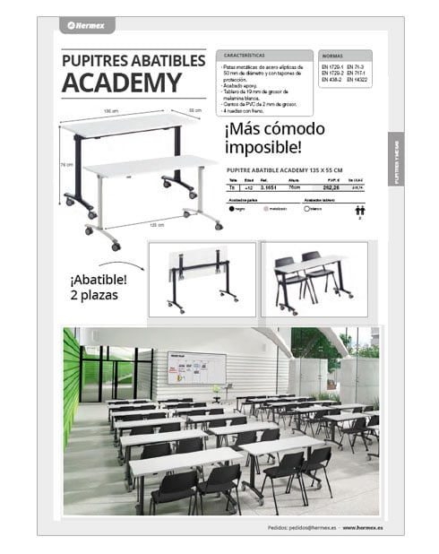 Mesas Abatibles Escolares