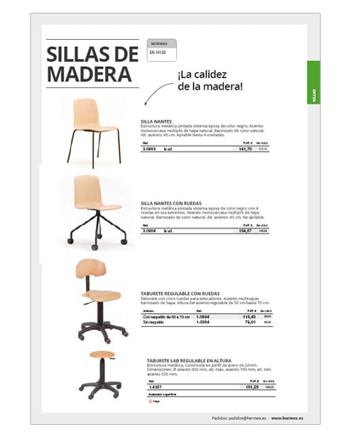 Sillas Escolares