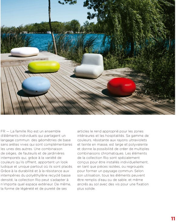 Patios Modernos con mobiliario respetuoso con el Medio Ambiente