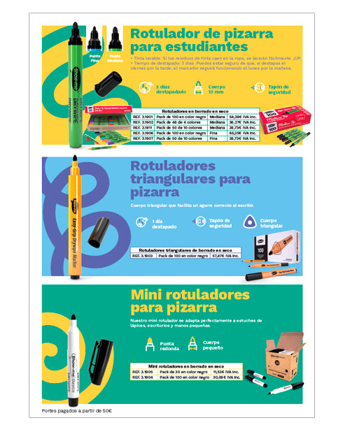 Pizarras educativas alumno Show-me 2025