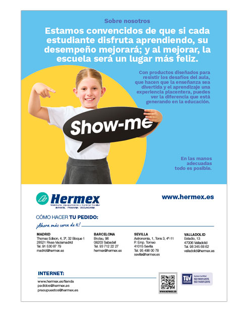 Pizarras educativas alumno Show-me 2025